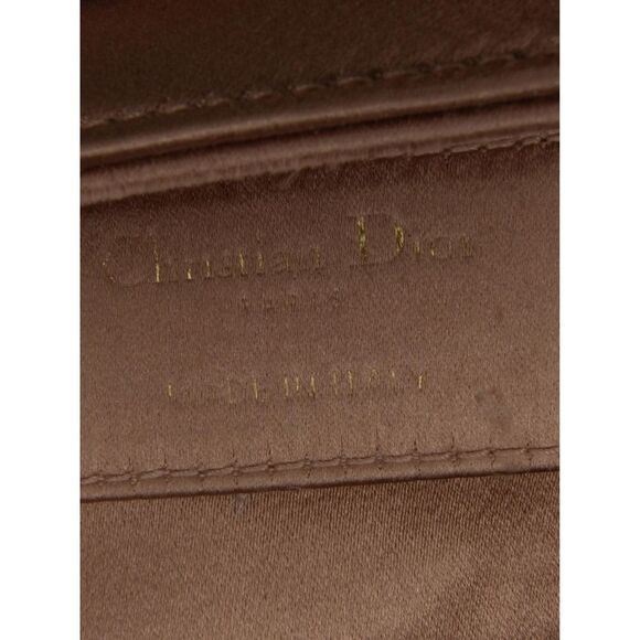 Pre Loved Dior Mini Saddle Bag Crystal Charm Women Pink Messenger Bags - Picture 7 of 8